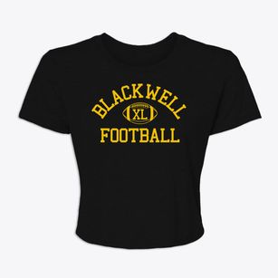 Blackwell High School Classic Football Women's Crop Top