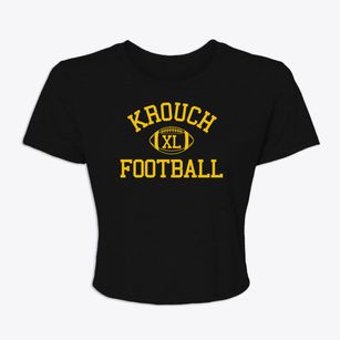 Krouch Early Childhood Center Classic Football Women's Crop Top