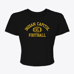 Indian Capitol Area Vo Tech School Classic Football Women's Crop Top