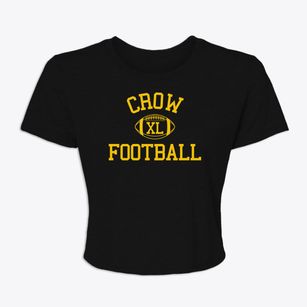 Crow High School Classic Football Women's Crop Top