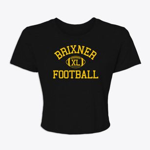 Brixner Junior High School Classic Football Women's Crop Top