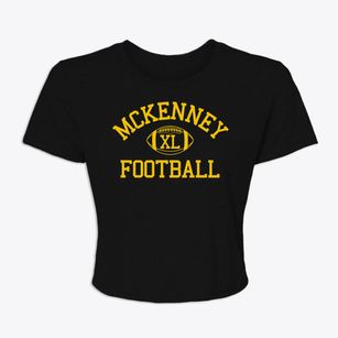 Mckenney Intermediate School Classic Football Women's Crop Top