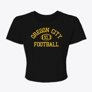 Oregon City High School Moss Campus Classic Football Women's Crop Top