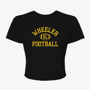 Wheeler High School Classic Football Women's Crop Top