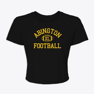 Abington High School Classic Football Women's Crop Top