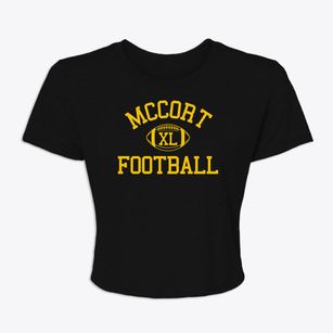 Bishop Mccort High School Classic Football Women's Crop Top