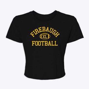 Firebaugh High School Classic Football Women's Crop Top