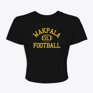 Wakpala School Classic Football Women's Crop Top