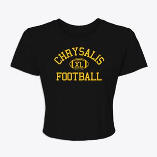 Chrysalis Charter School Classic Football Women's Crop Top