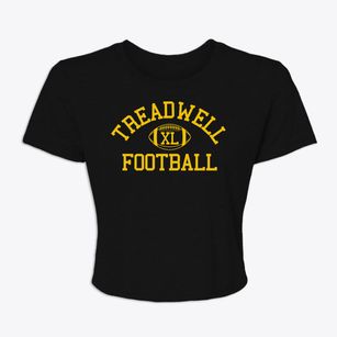 Treadwell High School Classic Football Women's Crop Top