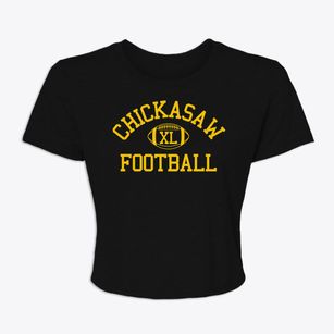 Chickasaw Junior High School Classic Football Women's Crop Top