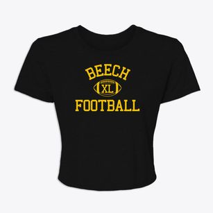 Beech High School Classic Football Women's Crop Top