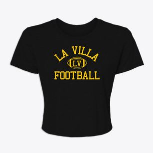La Villa High School Classic Football Women's Crop Top