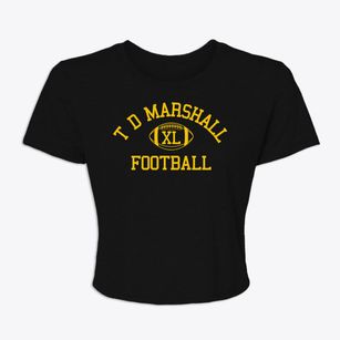 T D Marshall Primary School Classic Football Women's Crop Top