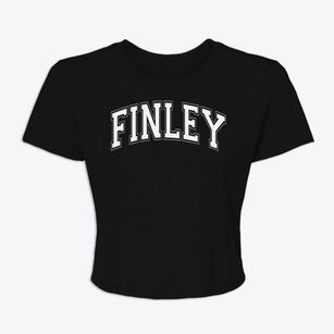 Finley Elementary School Varsity Arch Women's Crop Top