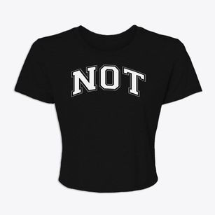 Not Your Ordinary School Varsity Arch Women's Crop Top