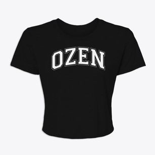 Ozen Magnet High Varsity Arch Women's Crop Top