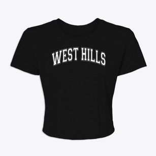 West Hills Elementary School Varsity Arch Women's Crop Top