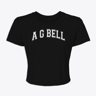 Alexander Graham Bell Elementary School Varsity Arch Women's Crop Top
