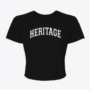 Heritage Christian Academy Varsity Arch Women's Crop Top