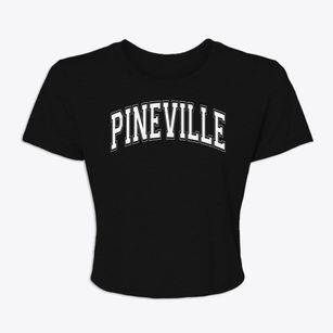 Pineville Middle School Varsity Arch Women's Crop Top