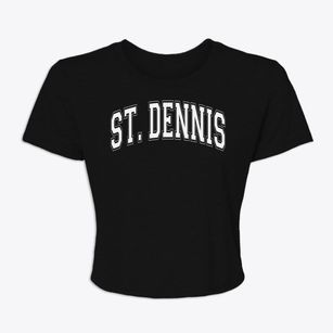 St Dennis Parish Varsity Arch Women's Crop Top