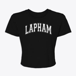 Lapham Elementary School Varsity Arch Women's Crop Top