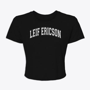 Leif Ericson Elementary School Varsity Arch Women's Crop Top