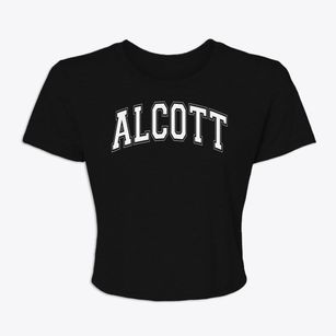 Alcott Elementary School Varsity Arch Women's Crop Top