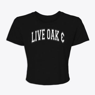 Live Oak Elementary & Middle School Varsity Arch Women's Crop Top