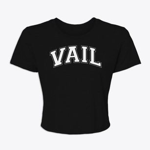 Vail Christian High School Varsity Arch Women's Crop Top