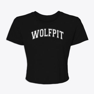 Wolfpit Elementary School Varsity Arch Women's Crop Top