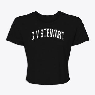 G V Stewart Middle School Varsity Arch Women's Crop Top