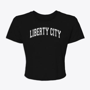 Liberty City Elementary School Varsity Arch Women's Crop Top