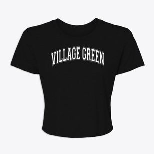 Village Green Christian School Varsity Arch Women's Crop Top