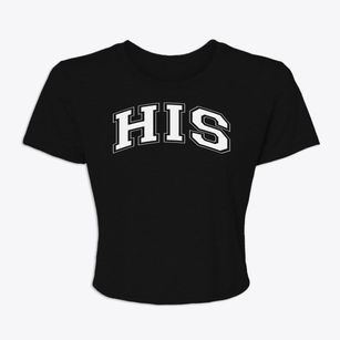 His Academy Christian Varsity Arch Women's Crop Top