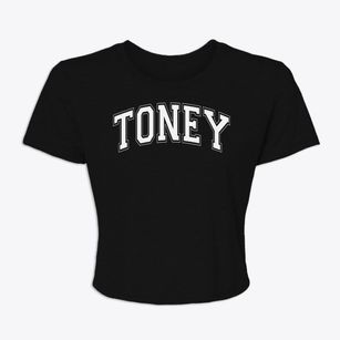 Toney Elementary School Varsity Arch Women's Crop Top