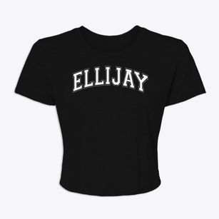 Ellijay Elementary School Varsity Arch Women's Crop Top