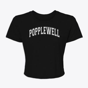 Popplewell Elementary School Varsity Arch Women's Crop Top