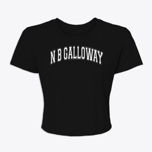 N B Galloway Elementary School Varsity Arch Women's Crop Top