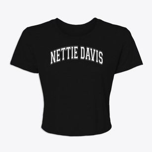 Nettie Davis Elementary School Varsity Arch Women's Crop Top