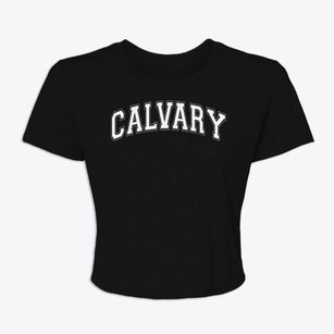 Calvary Baptist Christian School Varsity Arch Women's Crop Top