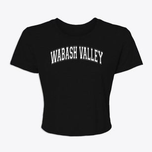 Wabash Valley Varsity Arch Women's Crop Top