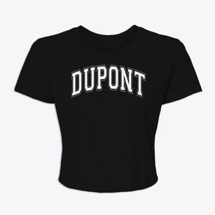 Dupont Elementary School Varsity Arch Women's Crop Top