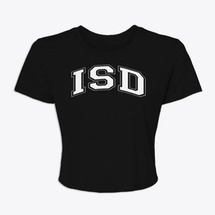 Indiana School For The Deaf Varsity Arch Women's Crop Top