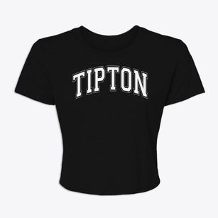 Tipton Bible Church School Varsity Arch Women's Crop Top