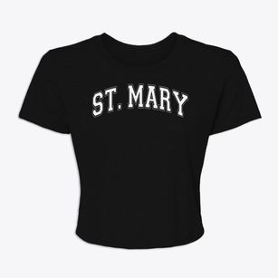St Mary Parish Varsity Arch Women's Crop Top