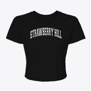 Strawberry Hill Elementary School Varsity Arch Women's Crop Top