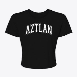 Aztlan Academy Varsity Arch Women's Crop Top