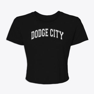 Dodge City High School Varsity Arch Women's Crop Top